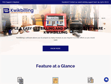 Tablet Screenshot of kwikbilling.com